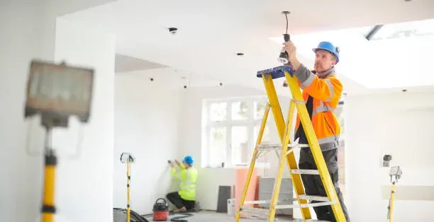 Electrian rewire electric house.